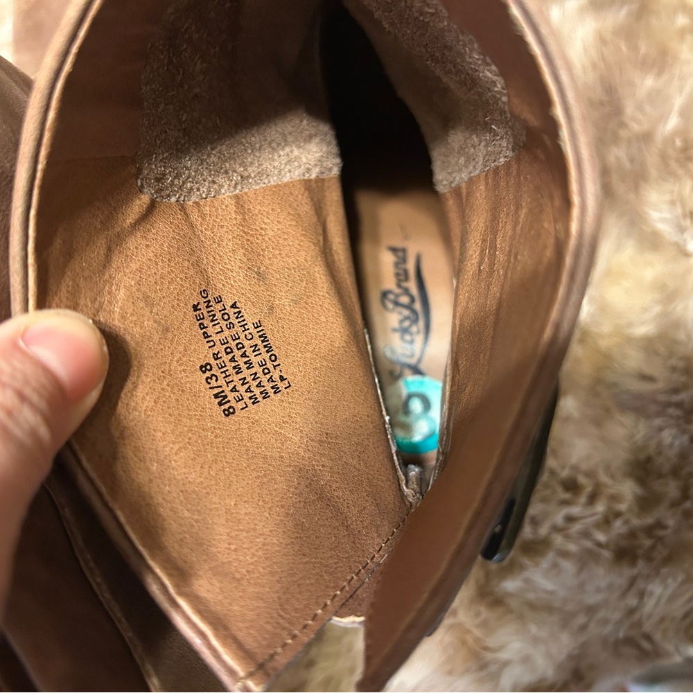 3/$10 🏷️ *LAST CHANCE!*  Lucky Brand Ankle Boots with Buckle - Picture 14 of 14